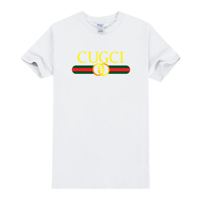 Foreign trade fashion simple letter printed T-shirt men and women's summer new cotton soft sole men and women's casual shirt
