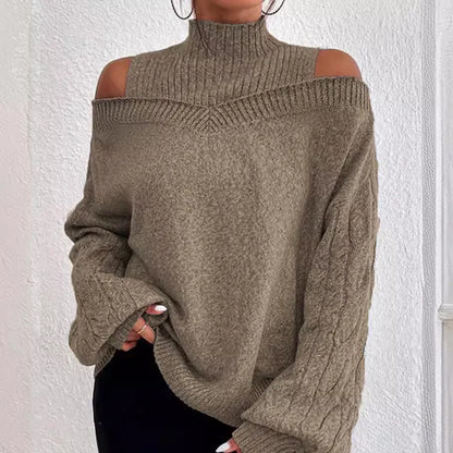 Casual Loose Sweater For Woman Winter Trend Women's Long Sleeve Knitting Sweater Knitwear Pullovers Vintage Female Tops Clothes