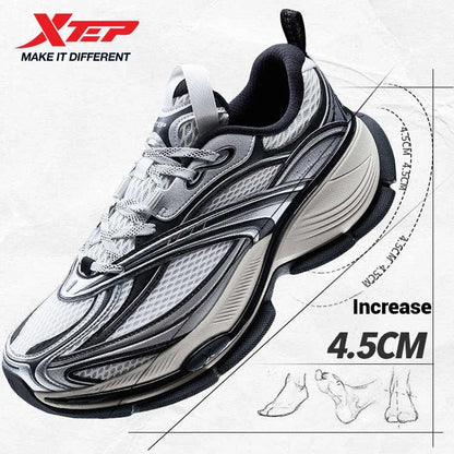 Men 2025 Summer Comfortable Height-increasing Mesh Breathable Retro Sneakers