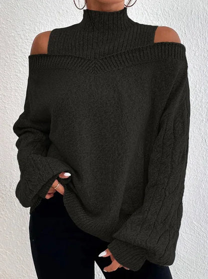 Casual Loose Sweater For Woman Winter Trend Women's Long Sleeve Knitting Sweater Knitwear Pullovers Vintage Female Tops Clothes