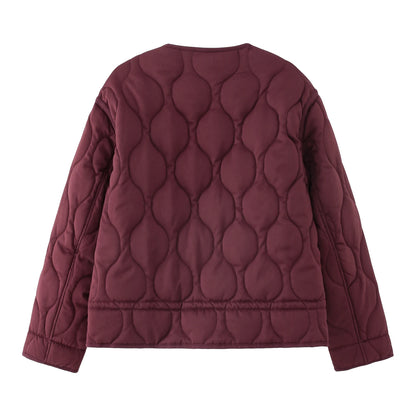 2025 New Autumn Women's Jackets Fashion Loose O-neck Thick Warm Elegant Women's Coats Personality Versatile Youth Outerwear