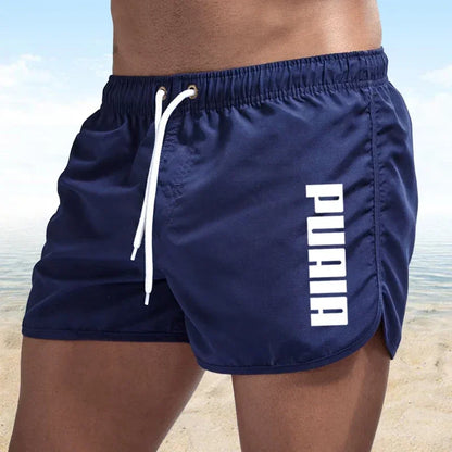 New Hot Summer Swim Shorts Sports Gym Shorts Men's Beachwear Luxury Beach Shorts Quick-drying Men's Swimwear Board