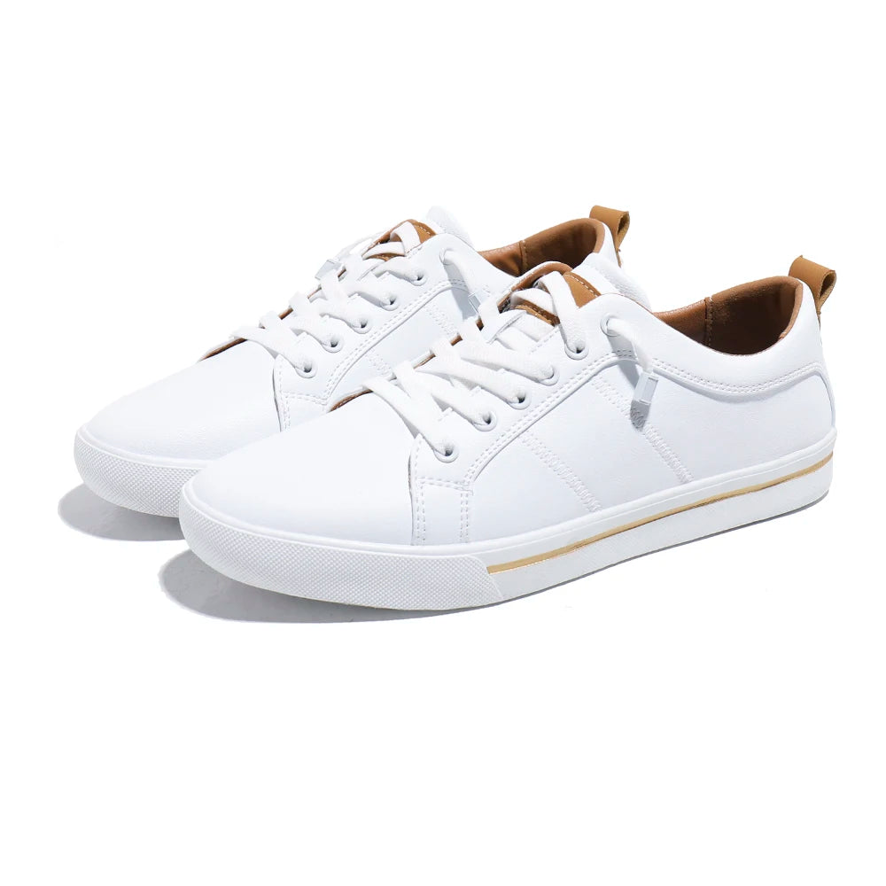 Fashion Men's Sneakers Comfortable Soft Thick Soled Outdoor Business Casual Shoes Anti Slip Wear-resistant Classic Leather Shoes