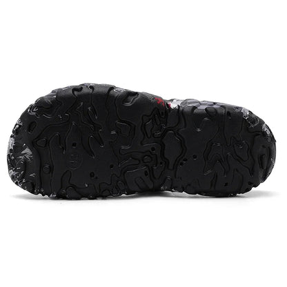 Plus Size 47 Summer Men Sandals Clogs Outdoor Garden Clogs Hole Shoes Male Casual Shoes Water Shoes Comfort Home Soft Slippers