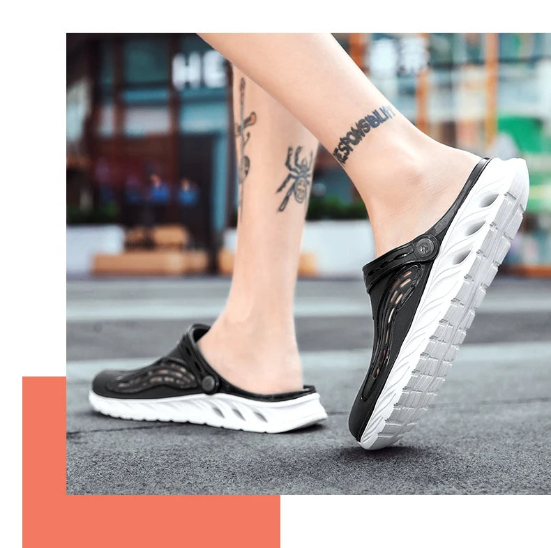 Summer Comfortable Men's Breathable Outdoor EVA Injection Clogs Casual Sandal Men Beach Slippers Water Shoes Pool Sandals