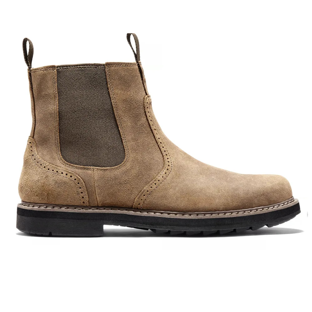 Large Size 39-48 Men Chelsea Boots 2025 High Quality Men Ankle Boots Wear-resistant Non-slip Leather Boots Autumn Winter Shoes