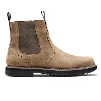 Large Size 39-48 Men Chelsea Boots 2025 High Quality Men Ankle Boots Wear-resistant Non-slip Leather Boots Autumn Winter Shoes