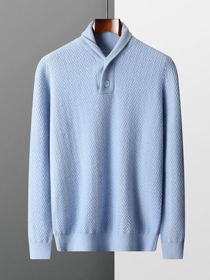Yoyoselect Men Autumn Winter Sweater 100% Cashmere Luxury Pullover V Neck Thick Warm Casual Smart Jumpers Quality Knitwear Tops