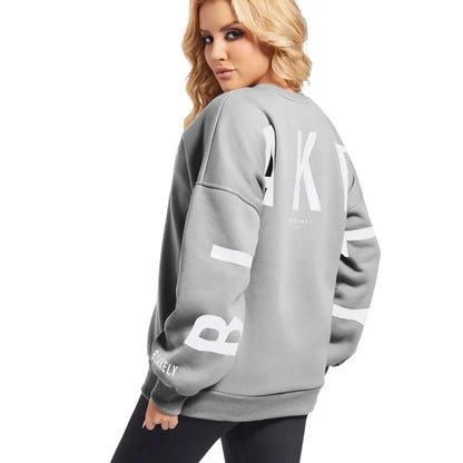 Y2K American Harajuku Clothing Thickened Fashion Letter Printing Pullover  Sweatshirt Women's New Style Long Sleeve Sweatshirt
