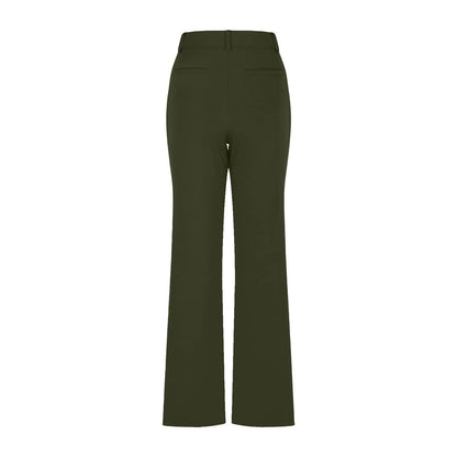 Women's Black Stretch Soft Cross Waist Flared Pants Yoga Casual Wide Leg Pants Sports Fitness Pants Women's Clothing
