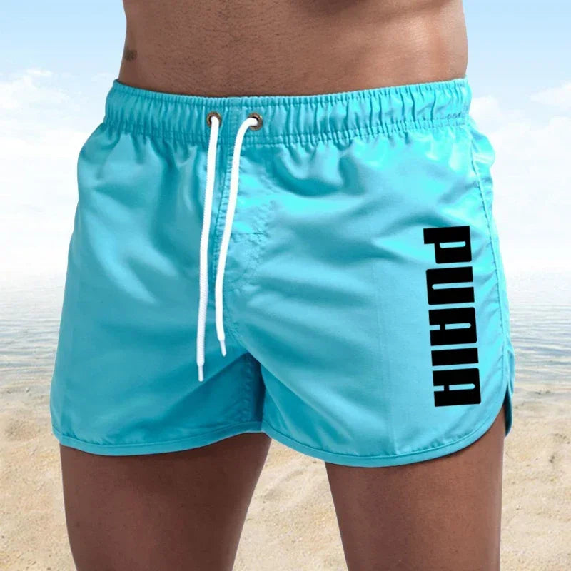 New Hot Summer Swim Shorts Sports Gym Shorts Men's Beachwear Luxury Beach Shorts Quick-drying Men's Swimwear Board