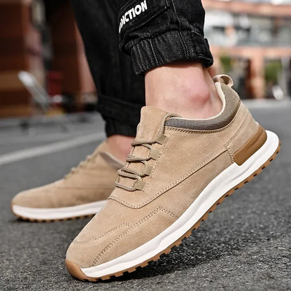 NEW Pigskin Leather Men Golf Sport Sneakers High Quality Male Golfer Athletic Training Shoes Spring Outdoor Walking Trainers