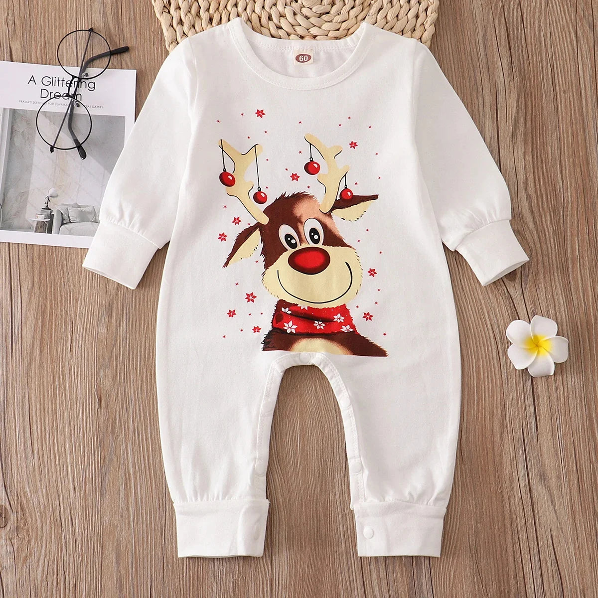 Family Christmas Pajamas Set Xmas Matching Deer Mother Daughter Father Son Clothes Adult Kid Sleepwear Baby Mommy And Me Pyjamas