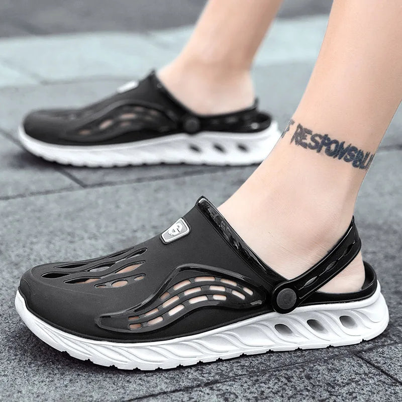 Summer Comfortable Men's Breathable Outdoor EVA Injection Clogs Casual Sandal Men Beach Slippers Water Shoes Pool Sandals