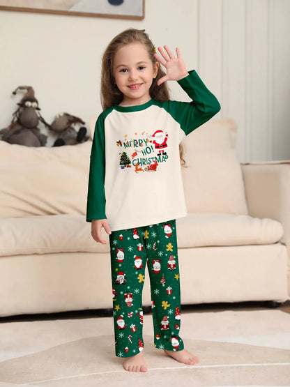 2026 Christmas Matching Pajamas Family Outfits Patchwork Set Adult Father Mother Kids Baby Sleepwear Look Pyjamas Clothes