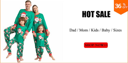 2026 Christmas Matching Pajamas Family Outfits Patchwork Set Adult Father Mother Kids Baby Sleepwear Look Pyjamas Clothes