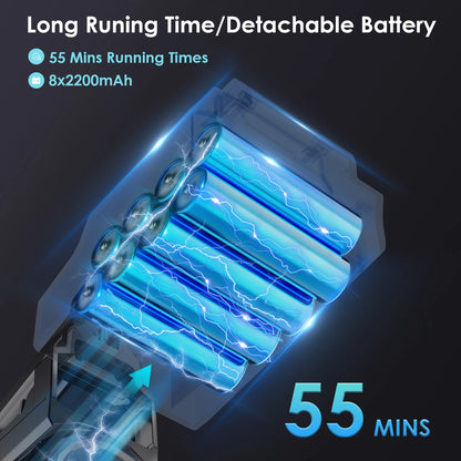 FixtFixer X6M 30000Pa 350W Handheld Cordless Vacuum Cleaner Smart Home Appliance Suction 1.1L Dust Cup forHard Floor/Pet Hair