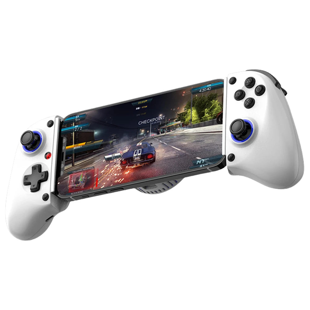 D11S Mobile Phone Gamepad with Cooling Fan/Programmable Back Buttons BT 5.2 Telescopic Game Controller for Android/SWITCH/IOS