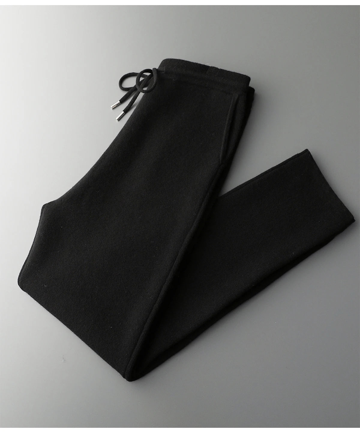 MVLYFLRT Men's Merino Wool Knitted Suit Half Height Zipper Cardigan Long Pants Tracksuit Fashionable Casual Wear 24592431