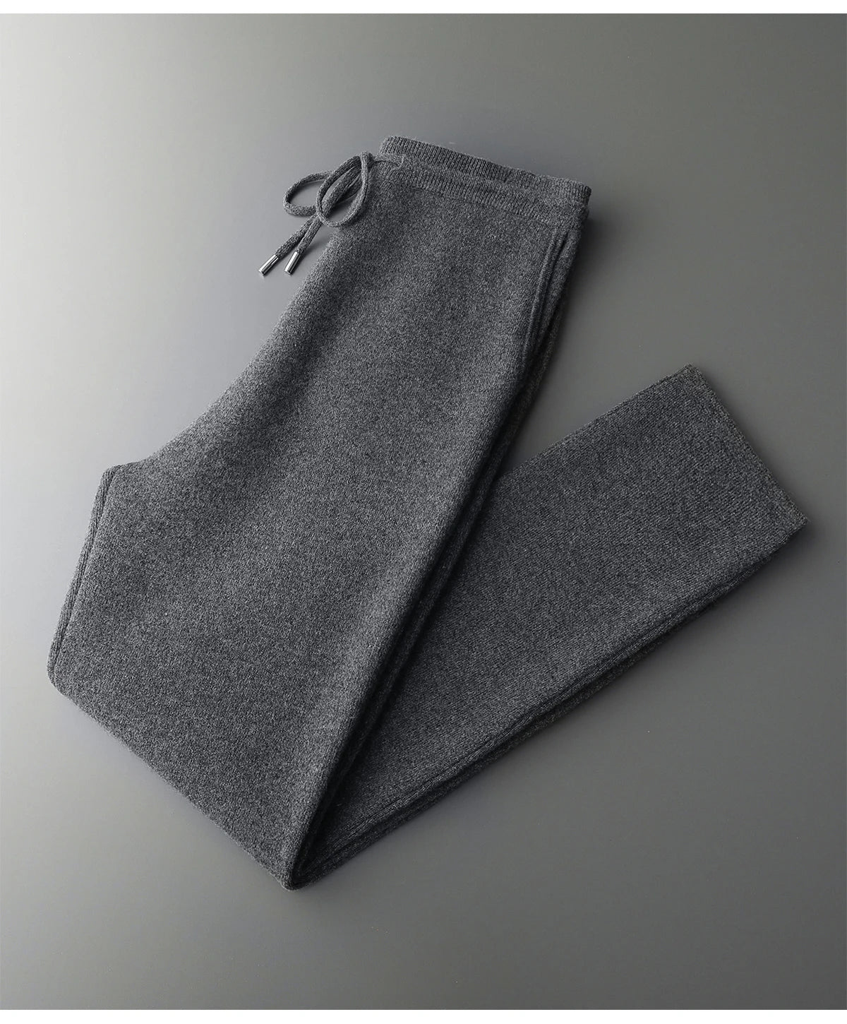 MVLYFLRT Men's Merino Wool Knitted Suit Half Height Zipper Cardigan Long Pants Tracksuit Fashionable Casual Wear 24592431