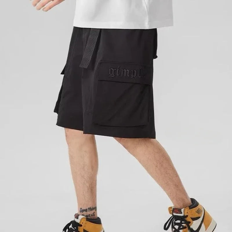 Short Pants For Men Baggy Bermuda Wide Long Mens Cargo Shorts Black Half Loose Wholesale Homme Harajuku New In Clothes Jorts