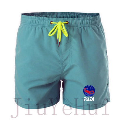 Padi Scuba Driver Summer Swimsuit Shorts Men's And Women's Beach Pants Mesh Breathable Quick Drying Fitness Box Board Shorts