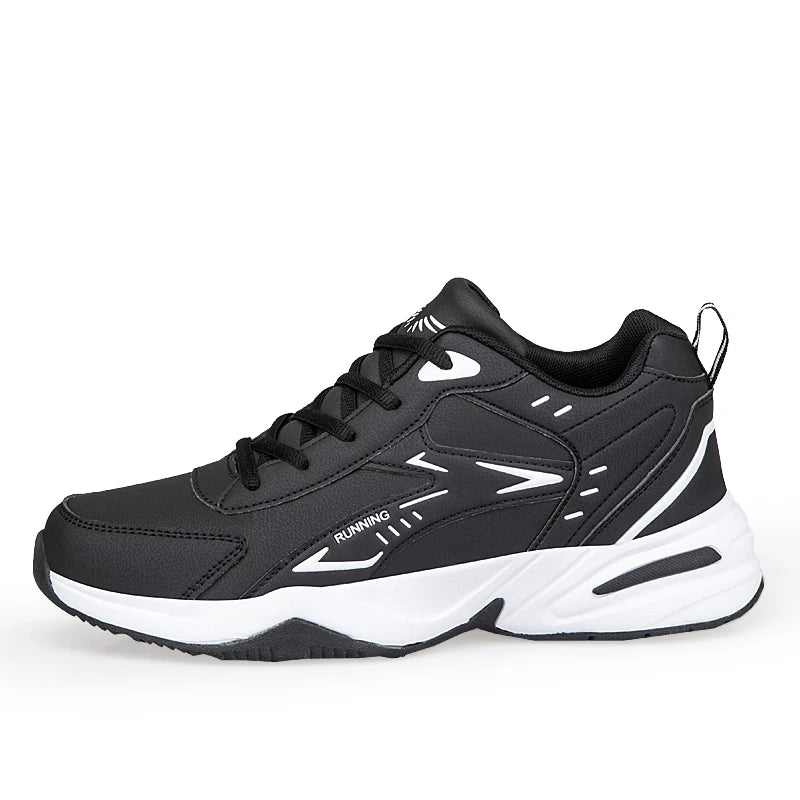 Mens Sports Shoes Fashion High-quality Outdoor Breathable Running Shoes 2024 New Luxury Design Leather Casual Flat Mens Sneakers