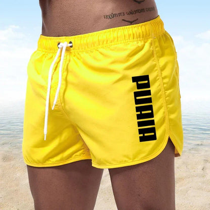 New Hot Summer Swim Shorts Sports Gym Shorts Men's Beachwear Luxury Beach Shorts Quick-drying Men's Swimwear Board