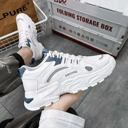 Men's Breathable Canvas For Spring And Summer, Casual Men's 2025 New Fashion Trend, White Soled Shoes, Sports Shoe Sneakers