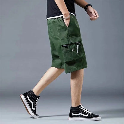 2024 New Men's Fashion Casual Cargo Shorts Summer Pockets Basketball Daily Wear With Bermuda y2k Streetwear Sports Short Pants