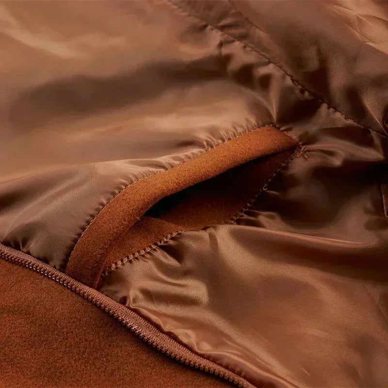 Men Fashion Autumn Winter Wool Trench Coats Fashion Middle Long Jacket Male Double Collar Zipper Coat Windbreak Woolen Overcoat