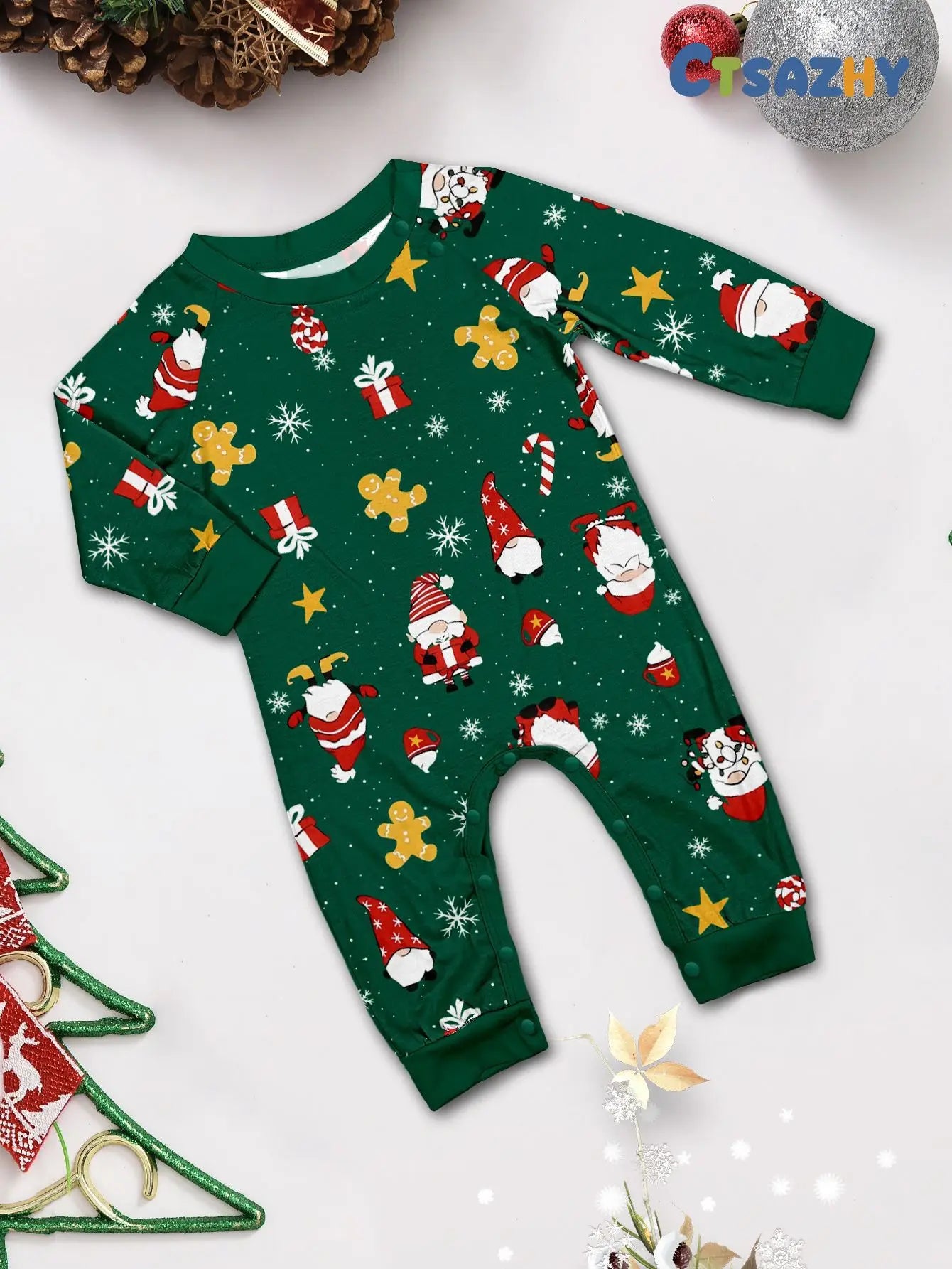 2026 Christmas Matching Pajamas Family Outfits Patchwork Set Adult Father Mother Kids Baby Sleepwear Look Pyjamas Clothes