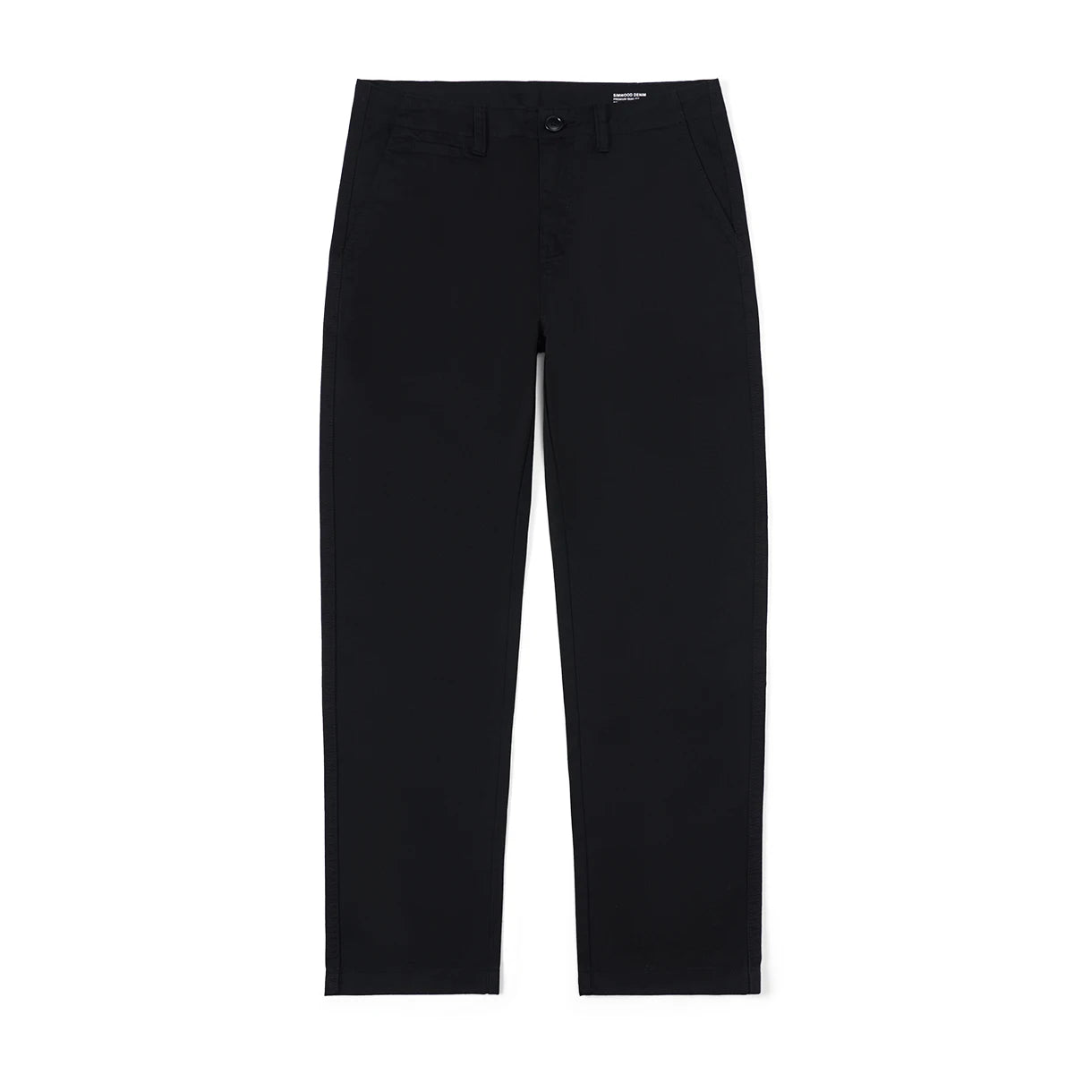 Autumn New Regular Straight Pants Men 320gsm Dark Washed Fabric Chinos Plus Size Trouseres