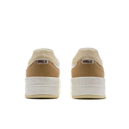 Xtep Skateboarding Shoes For Women 2025 Spring Outdoor Casual Sports Shoes Thick Sole Classics Comfortable Sneakers 975118310017
