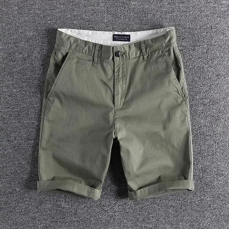 Multi-color Elastic Waist Casual Shorts For Men Trendy Summer Style Mid-waist Outside Trade Original Single Piece Free Shipping
