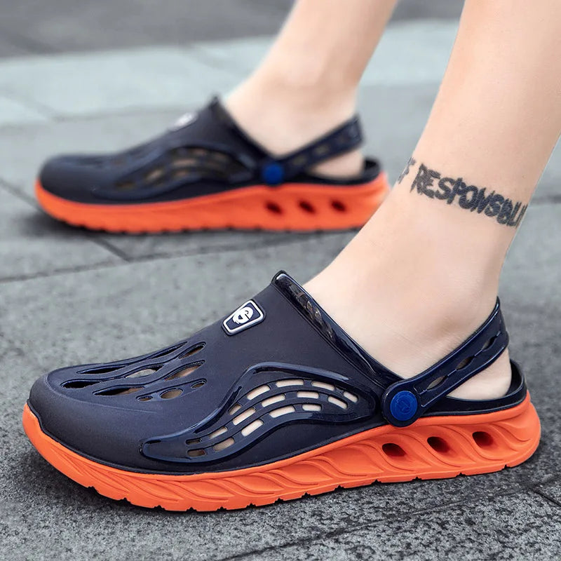Summer Comfortable Men's Breathable Outdoor EVA Injection Clogs Casual Sandal Men Beach Slippers Water Shoes Pool Sandals