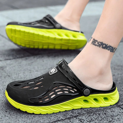 Summer Comfortable Men's Breathable Outdoor EVA Injection Clogs Casual Sandal Men Beach Slippers Water Shoes Pool Sandals