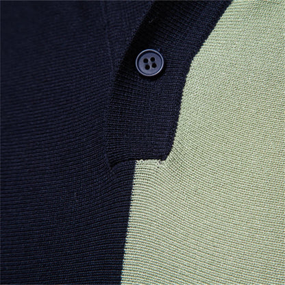 AIOPESON Brand Men's Striped Mesh Polo Shirt for High Quality Breathable Fabric Stylish Casual Male Polo Shirts ﻿