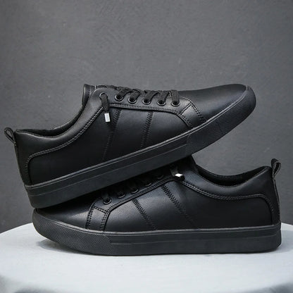Fashion Men's Sneakers Comfortable Soft Thick Soled Outdoor Business Casual Shoes Anti Slip Wear-resistant Classic Leather Shoes