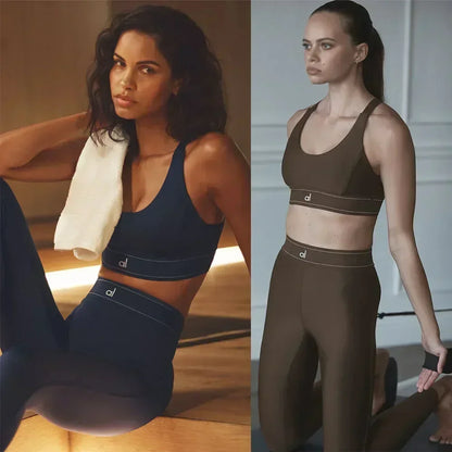 Solid Color Yoga Bra Suit Up Bra High-Waist Suit Up Legging Slimming Yoga Set Slimming Sports Bra Fitness Clothing
