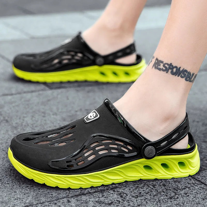 Summer Comfortable Men's Breathable Outdoor EVA Injection Clogs Casual Sandal Men Beach Slippers Water Shoes Pool Sandals