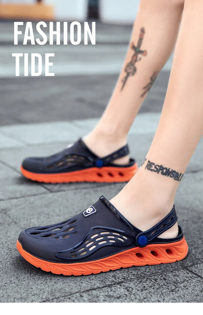 Summer Comfortable Men's Breathable Outdoor EVA Injection Clogs Casual Sandal Men Beach Slippers Water Shoes Pool Sandals