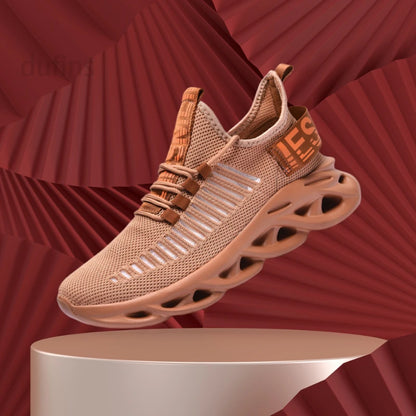 New men's casual sports running shoes comfortable breathable fitness running Plus size sneakers Fashion mesh summer walk 2025