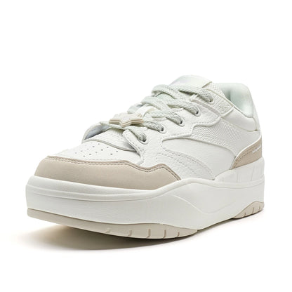 Xtep Skateboarding Shoes For Women 2025 Spring Outdoor Casual Sports Shoes Thick Sole Classics Comfortable Sneakers 975118310017