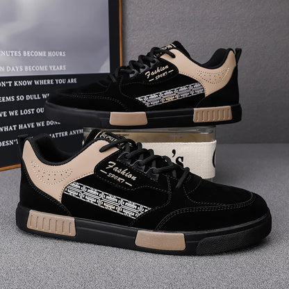 Men Casual Sneakers Simple Design Skateboard Flat Outdoor Sneakers Tennis Running Sports Shoes Comfortable Trainers Plus Size 47