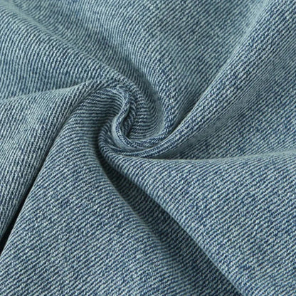 Women's Plus Size Retro High Waist Straight Denim Skirt With Back Slit Premium Casual Spring Summer Mid-Length Skirt