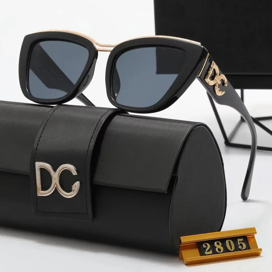 New fashion sunglasses unisex square frame classic sunglasses travel outdoor eye protection blackout glasses