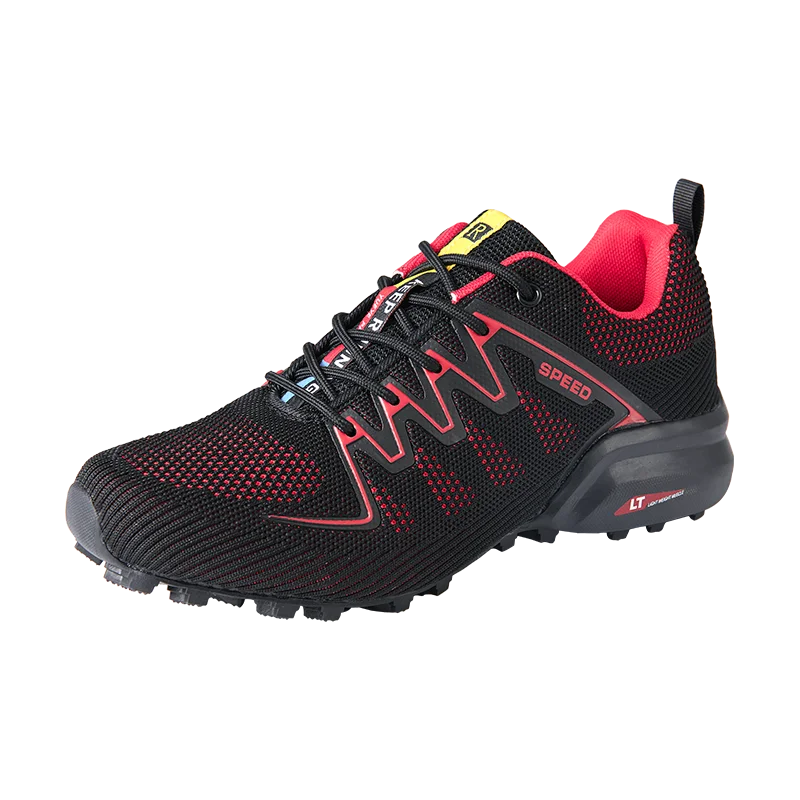 2025 New Men Running shoes Outdoor Breathable Anti-skid Wear-resistant Lace-up Sneakers Male Jogging Training Travel Sport Shoes