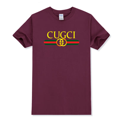 Foreign trade fashion simple letter printed T-shirt men and women's summer new cotton soft sole men and women's casual shirt