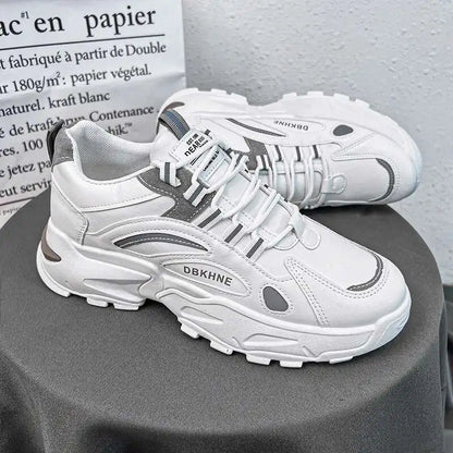 Men's Breathable Canvas For Spring And Summer, Casual Men's 2025 New Fashion Trend, White Soled Shoes, Sports Shoe Sneakers